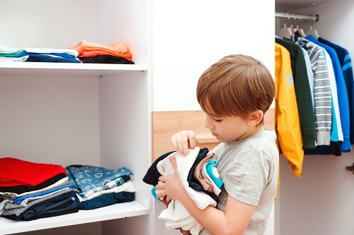 tambi�n puedes planear semanalmente, la ropa de tus hijos