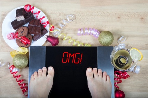 navidad saludable, usa la b�scula